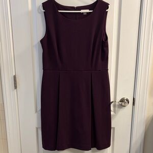 Calvin Klein Deep Purple Jersey Dress